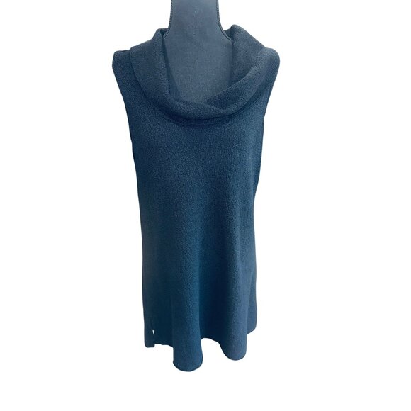 Willow Sleeveless Black Cowl Neck Tunic Sweater M Knitwear Modern Minimalist - Picture 7 of 7